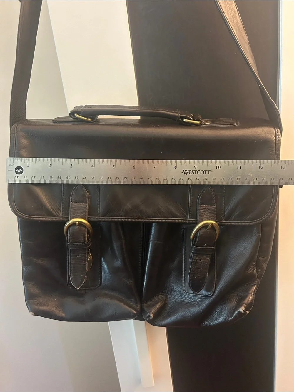 Wilsons Vintage Leather Messenger Bag